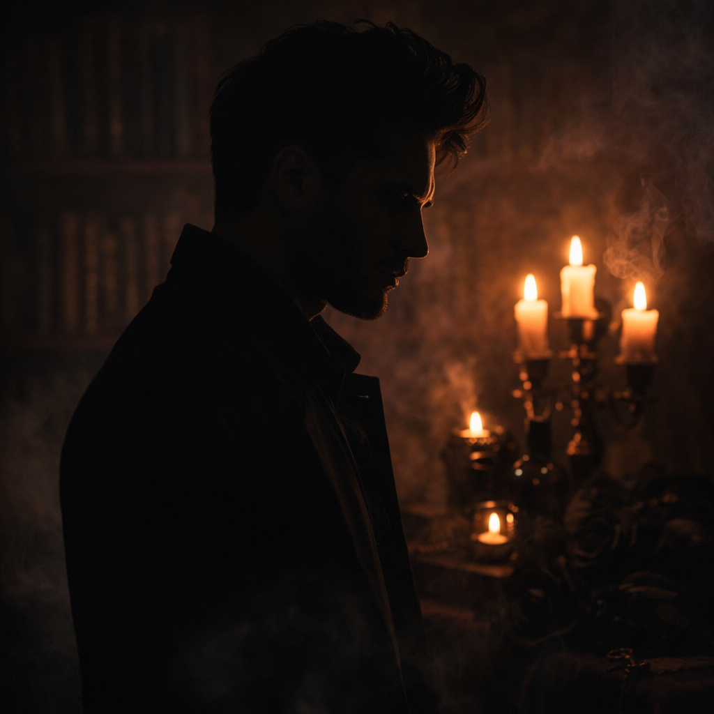 Morally grey hero aesthetic representing dark romance anti hero characters and dangerous romantic leads