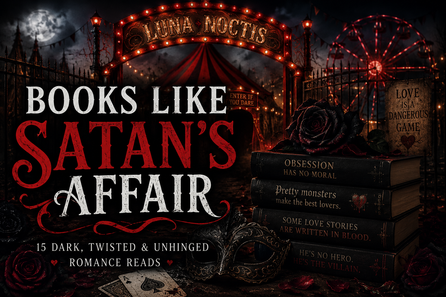 Books like Satan’s Affair dark romance recommendations with carnival horror and twisted romance vibes