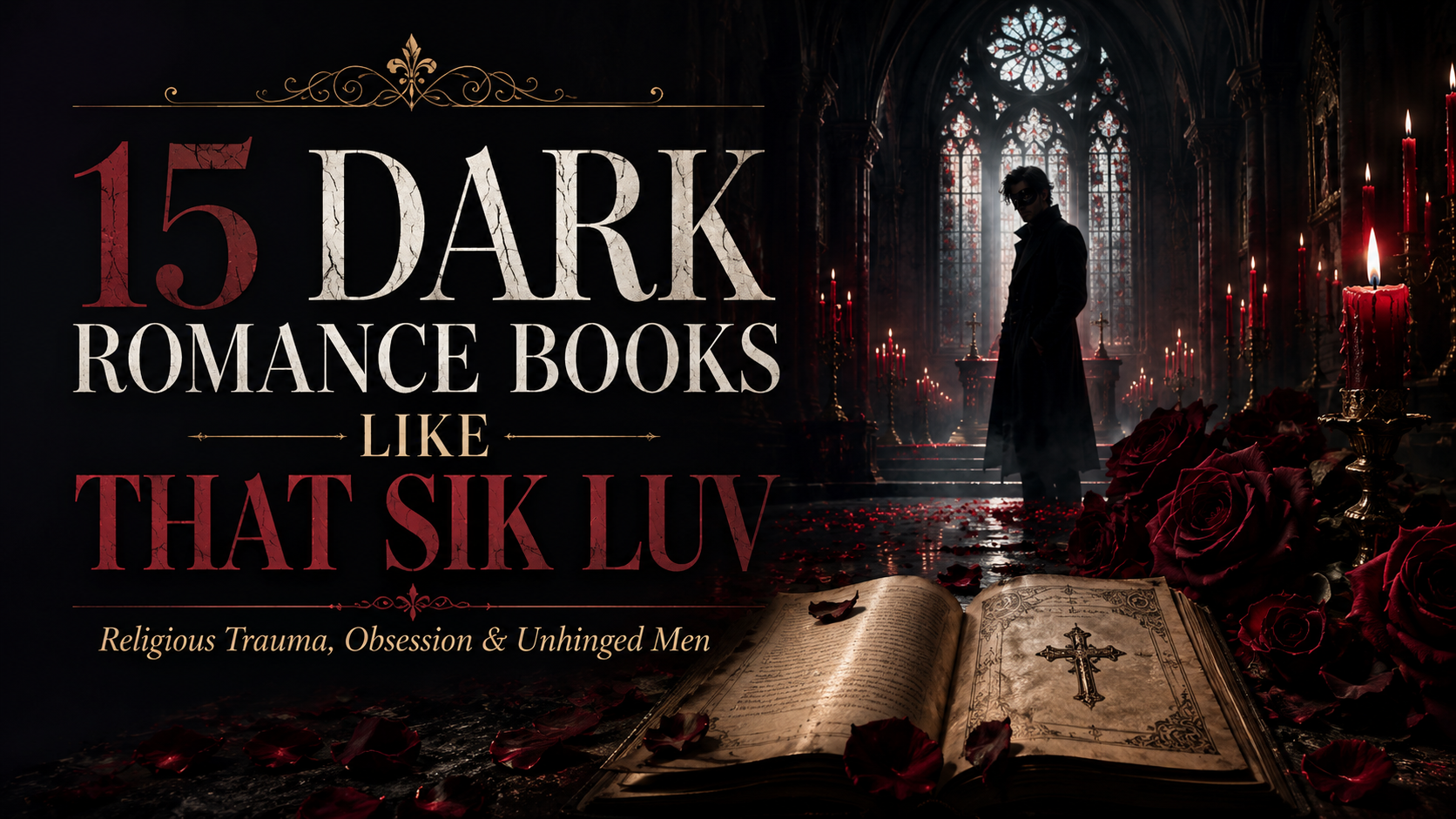 Dark gothic church representing dark romance books like That Sik Luv